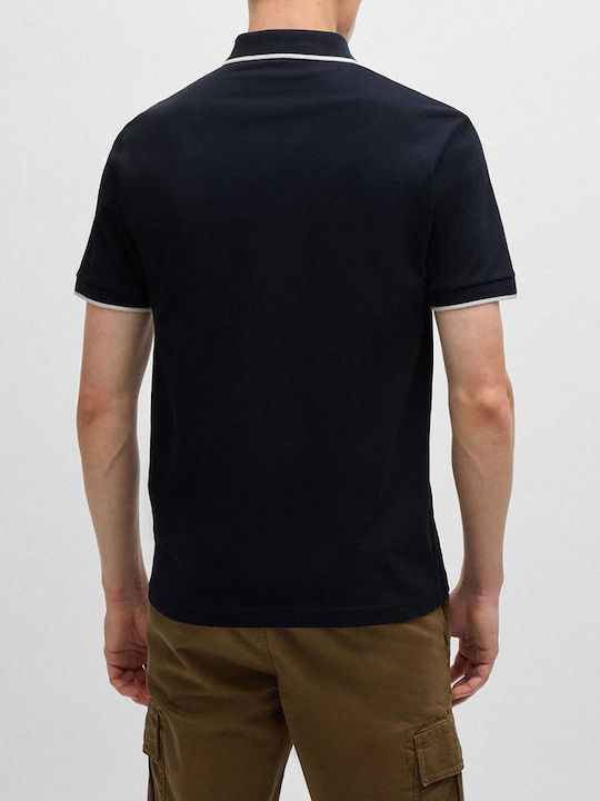 Boss Polo T-shirt Μπλε