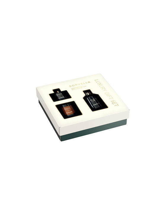 Sorvella Set Raumduft mit Duft Sandelholz 170gr 120ml