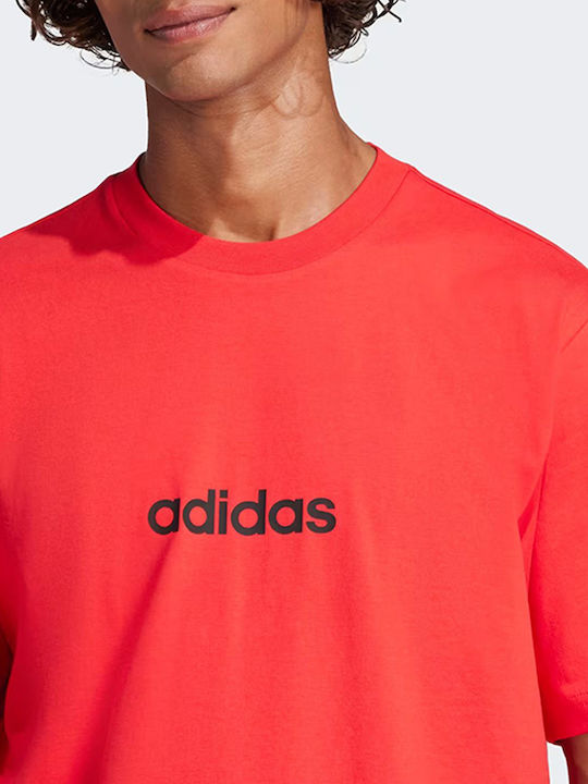 Essentials Linear T-shirt Κόκκινο