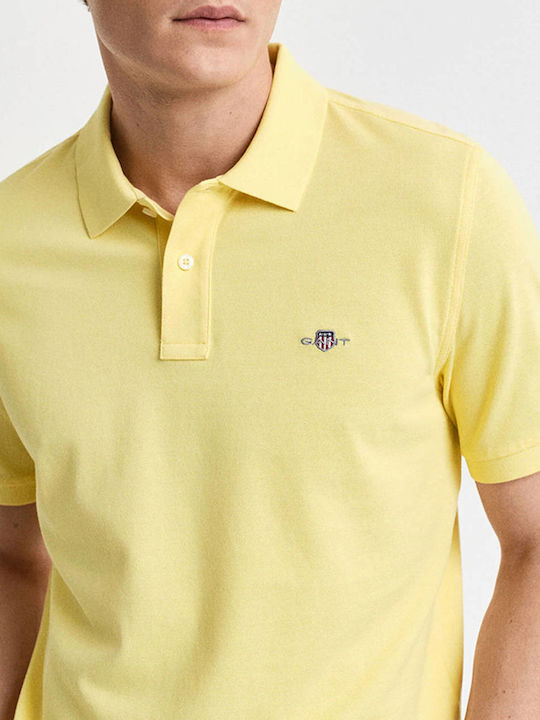 Pique Polo T-Shirt Yellow