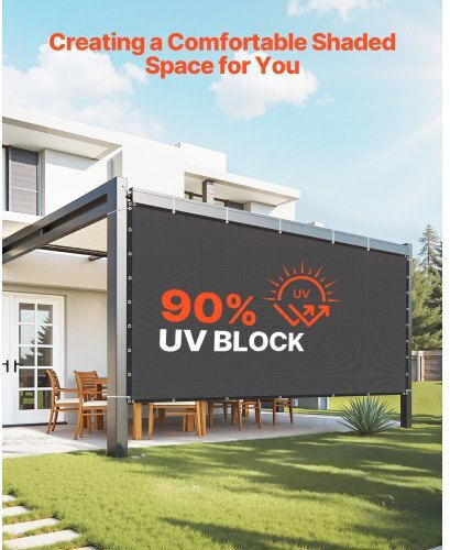 Vevor Платно За Сенник Черно 8.93м 140гр/м²