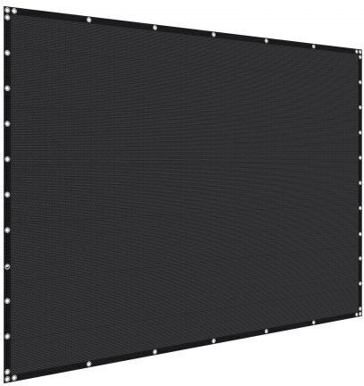 Vevor Rechteckiges Sonnensegel Schwarz 3,048 m 140 g/m²