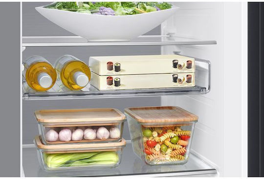 Samsung Side-by-Side Refrigerator 621lt Total NoFrost H178.4xW91.2xD72.6cm Black RS90F64EDFEF