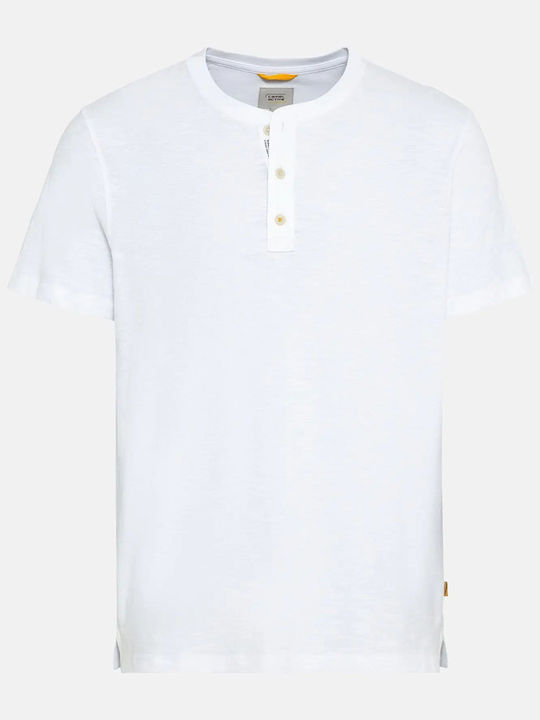 Henley T-Shirt Weiß