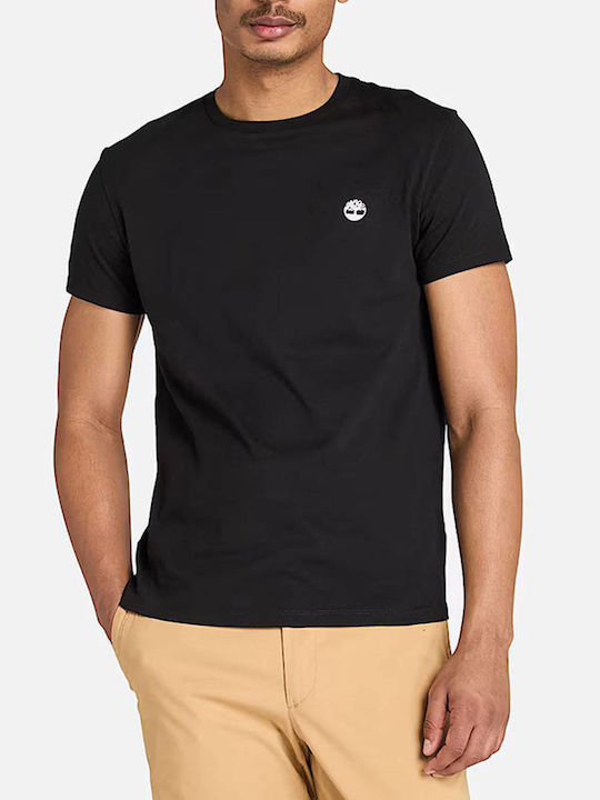Dunstan River Men's Undershirts Short-sleeved in Black Color 3Pack