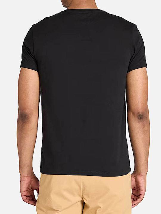 Dunstan River Men's Undershirts Short-sleeved in Black Color 3Pack
