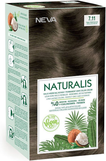 Neva Henna Fără Amoniac 7.11 Blond Cenusiu Intense 150ml