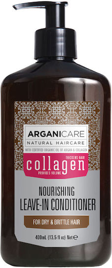 Arganicare Leave-In-Conditioner Wiederaufbau/Pflege für Dünn Haare 400ml