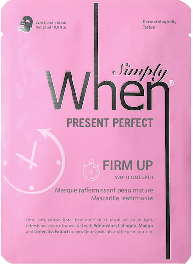 When Mască Faciala pentru Tonifiere / Exfoliere / Netezire / Anti-îmbătrânire / Reparare / Strălucire / Hidratare 1buc 23gr 23ml