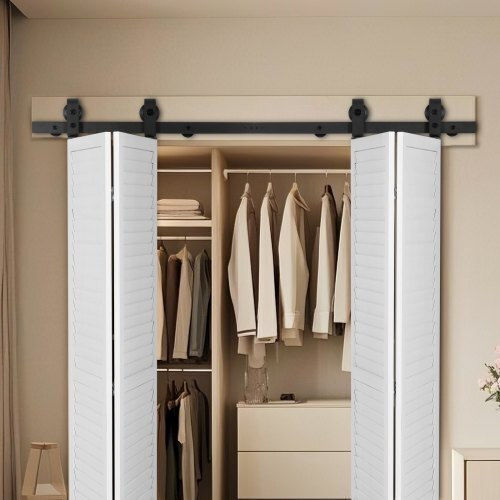 Vevor Sliding Door Mechanism 152.4cm Black
