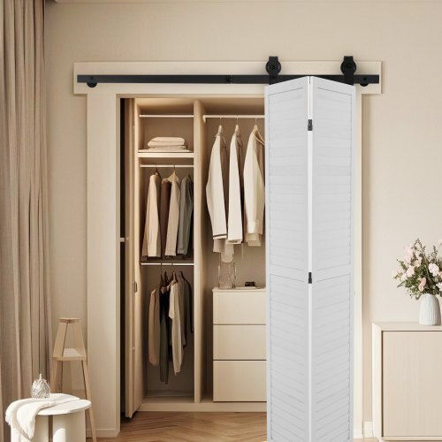 Vevor Sliding Door Mechanism 132.08cm Black