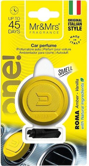Mr & Mrs Fragrance Car Air Freshener Air Vent Jasmine Rose Vanilla
