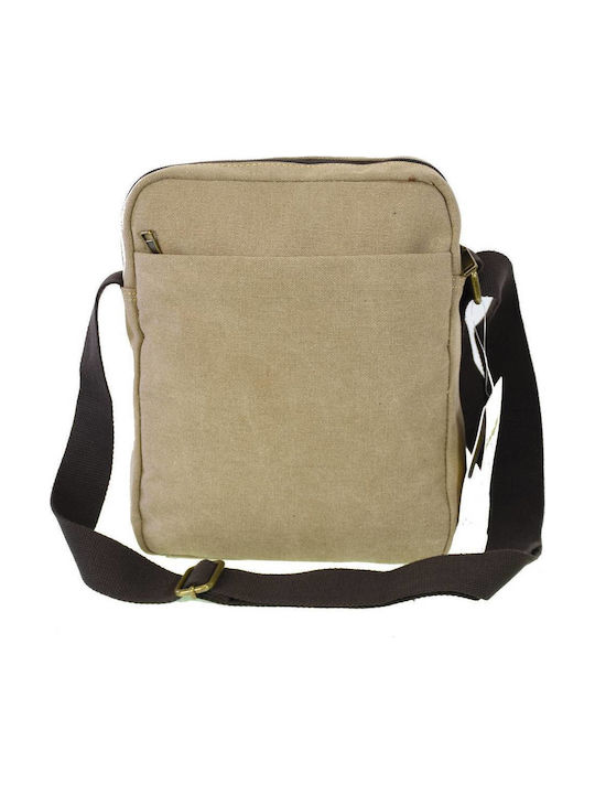 Herrentasche Schulter / Crossbody Beige