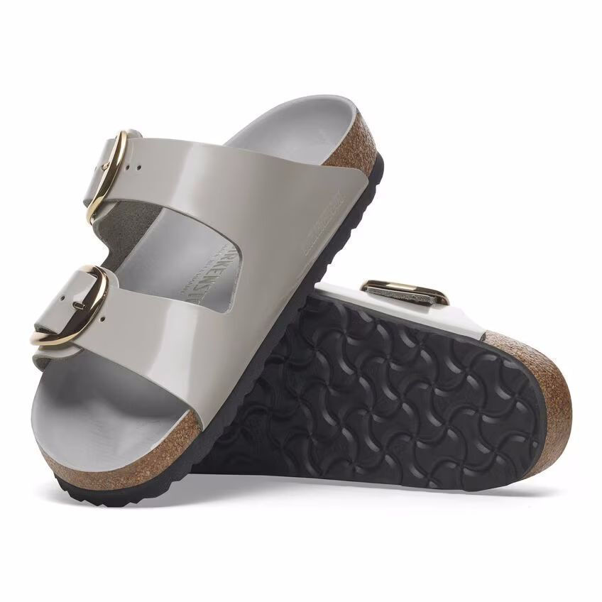 【送料関税込み】BIRKENSTOCK Woman Flat sandals Grey 1029391 BIRKENSTOCK: Shoes woman - Grey | Birkenstock flat sandals