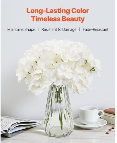 Vevor Decorative Artificial Hydrangea Flowers 305 White Pieces Rzxqbs305pcsv5x1b001v0