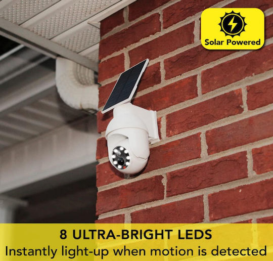 Solar Dummy Surveillance Camera with LED Lighting