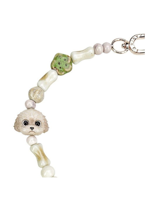 Nimmy Bag Charm Handstrap New Big Eye Cute Pets 2.0 Brown N-xdy-sl-014