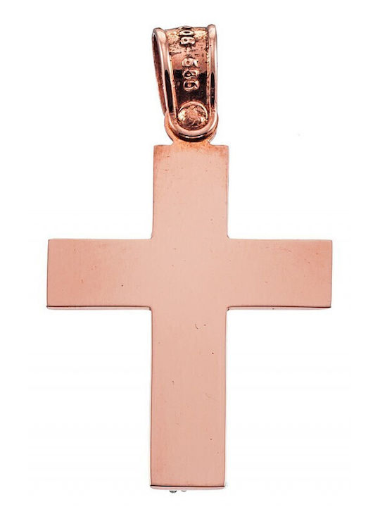 Atofio Kosmima Rose Gold Σταυρός