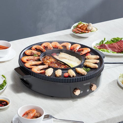 Vevor Teppanyaki Utensil with Adjustable Thermostat 1800W