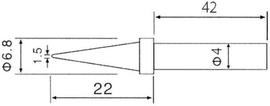 Zhongdi Soldering Tips Set 5 Pieces 01.057.0027