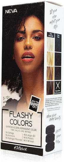 Culori Vibrante Negru Intens Toner Semi-Permanent Negru Intens 100% Vegan Neva 100 Ml