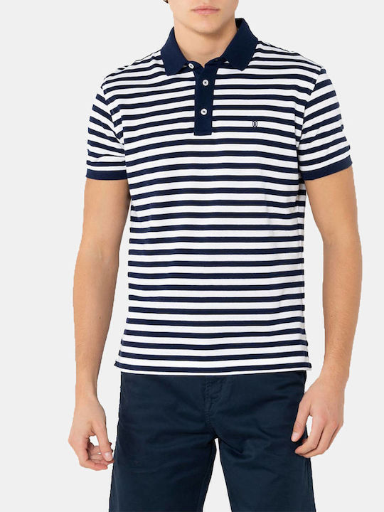 Acorn Polo Short Sleeve T-shirt Blue 3PS4462 B166NV