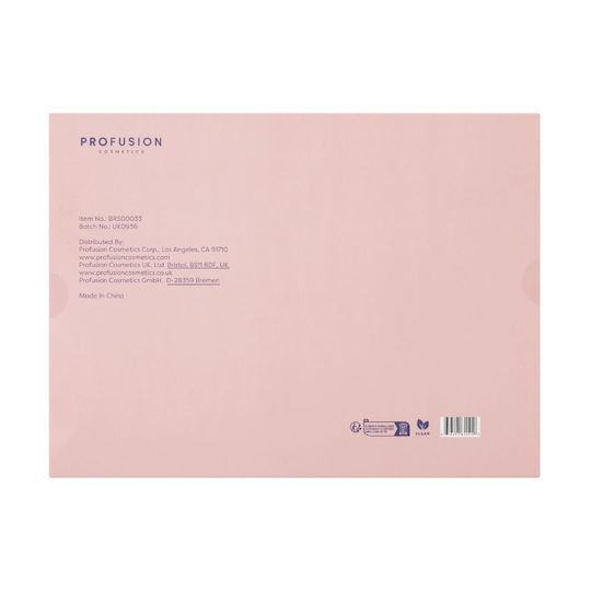 Profusion Cosmetics Profesional Set cu Pensule de Machiaj pentru Fard de pleoape din Păr Sintetic 8buc