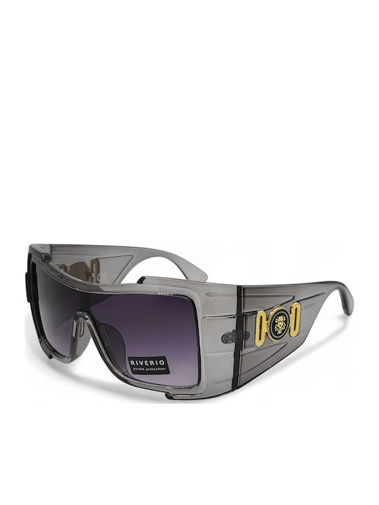 Riverio Sunglasses Grey with Horn-Rimmed Frame Riverio Sunglasses Grey with Horn-Rimmed Frame