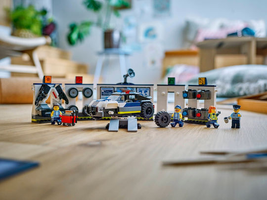 LEGO City Custom Polizei Auto Garage für 6+ Jahre 489Stücke