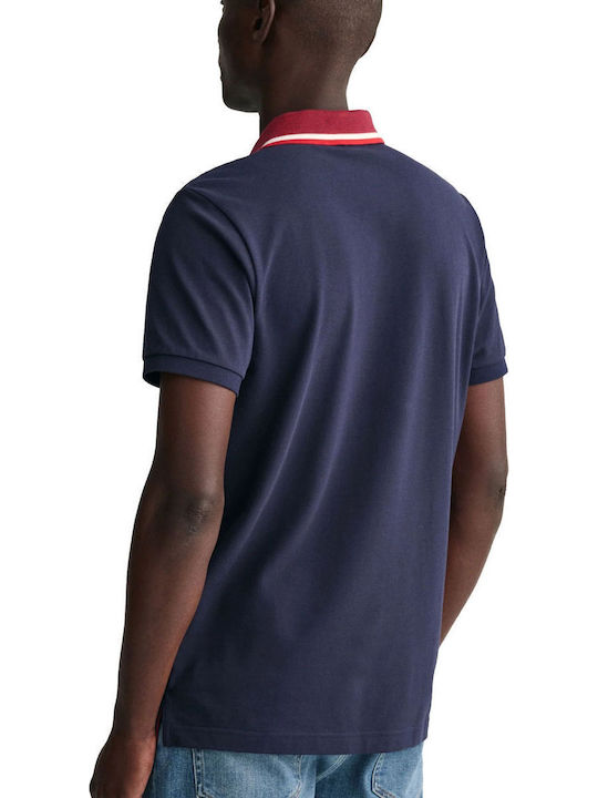 Polo T-shirt Navy Μπλε