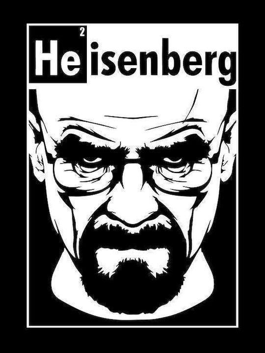 Breaking Bad Heisenberg Unisex T-shirt Μαύρο