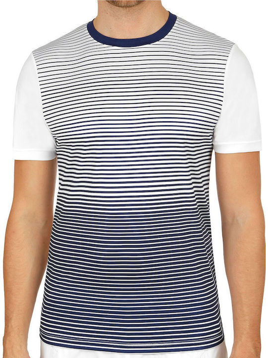 Wilson Team Striped Crew WRA769703 Herren Mehrfarbige Tennisbekleidung