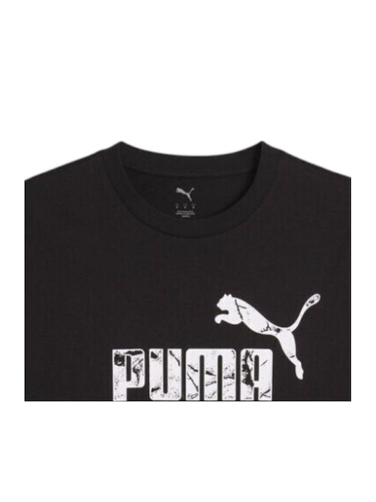 Grafiken Sportliches T-Shirt Schwarz