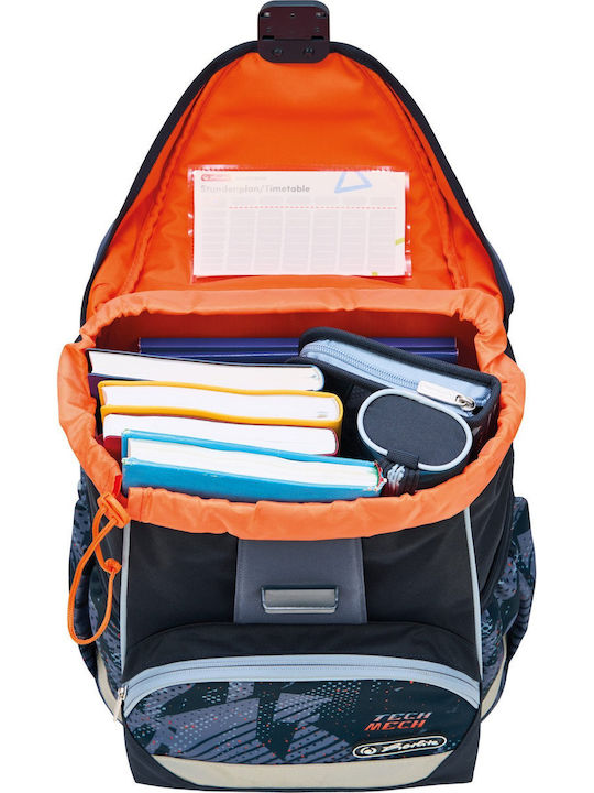 Herlitz Ultralight Plus Σχολική Τσάντα Πλάτης Μπλε
