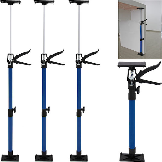 Set 3 Clips zur Installation von Türrahmenleisten aus Stahl 50-115 cm
