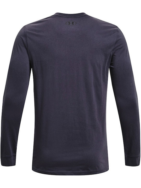 Project Rock Brahma Bull Sportliches Langarmbluse Gray