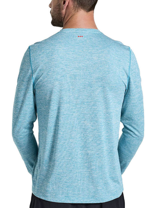 Saucony Stopwatch T-shirt Light Blue