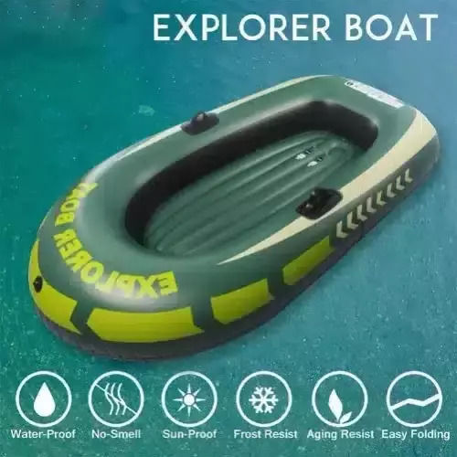 ForHome Inflatable Boat Green