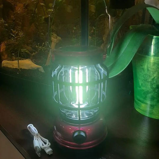 Oem Led Lantern Dimmable Solar Collector Powerbank Function Fuchsia Zj-1990t-fuchsia