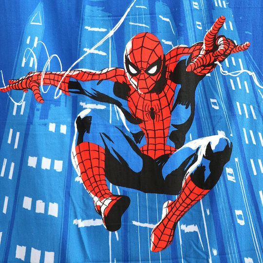 Marvel Spiderman Πετσέτα Θαλάσσης Microfiber 70x140εκ Aym075021 Μπλε 70x140εκ