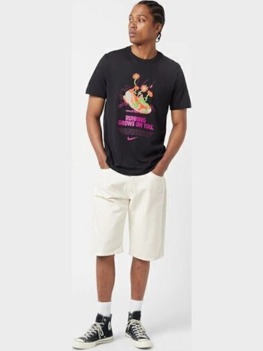 Dri-Fit Αθλητικό T-shirt Μαύρο