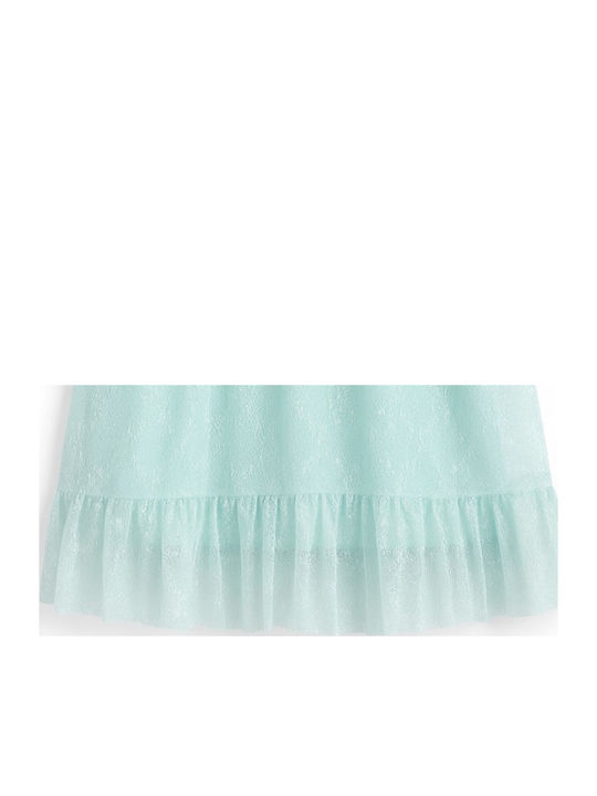 Kinderkleid Kurzärmelig Tüll Mint
