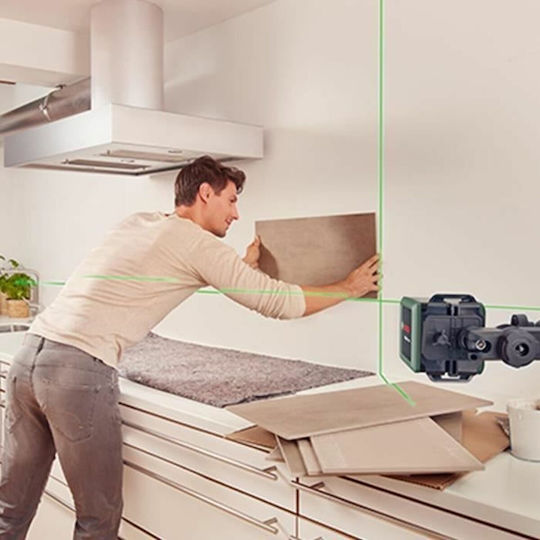 Bosch Autonivelant Liniar Nivelă Laser Fascicul Verde cu Domeniu de Lucru 12m