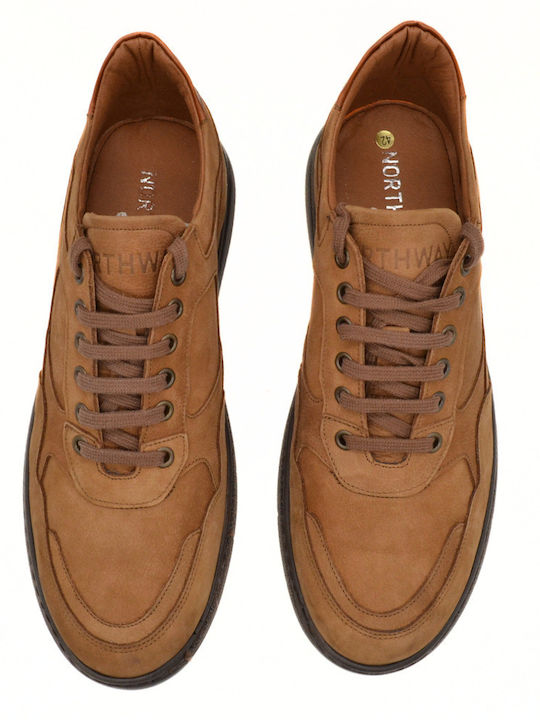 Leder Herren Freizeitschuhe Tabac Braun