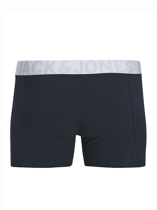 Jack & Jones Μποξεράκια 3Pack Μπλε/γκρι