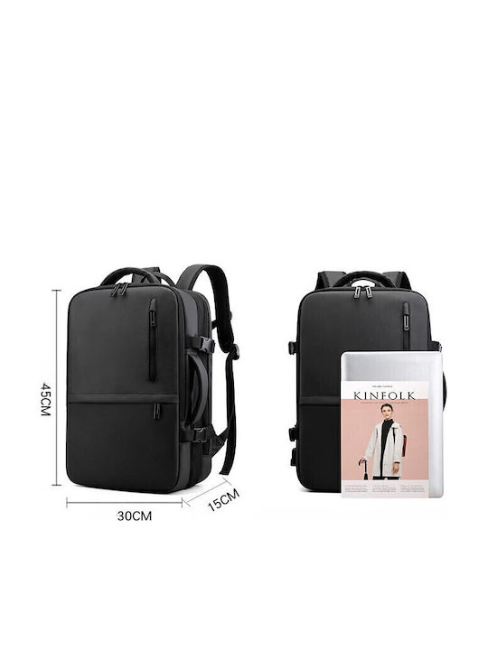 R&J Rucksack Wasserdicht 27Es Schwarz