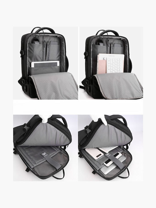 R&J Rucksack Wasserdicht 27Es Schwarz