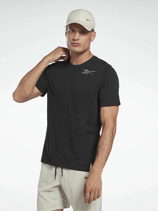 Graphic Move Sportliches T-Shirt Schwarz