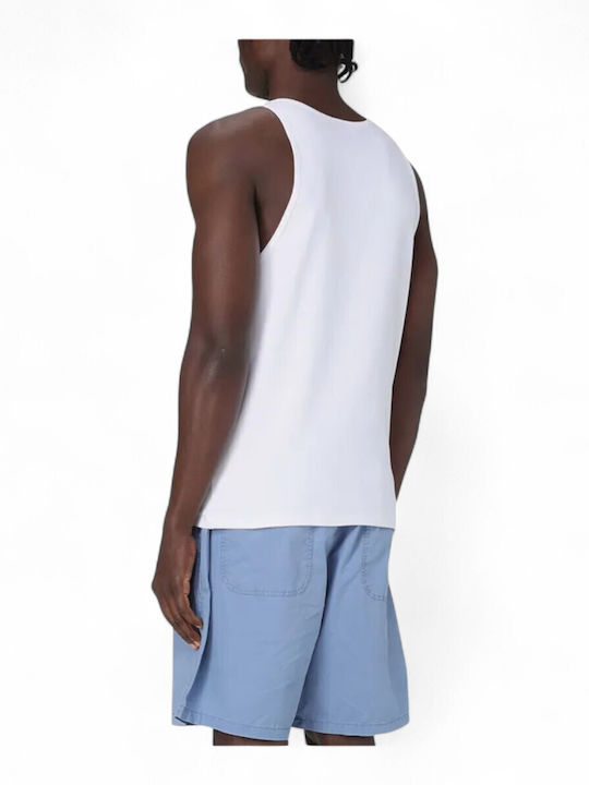 Obey Standard Rib Tank Men's Undershirts Sleeveless in White Color 2Pack