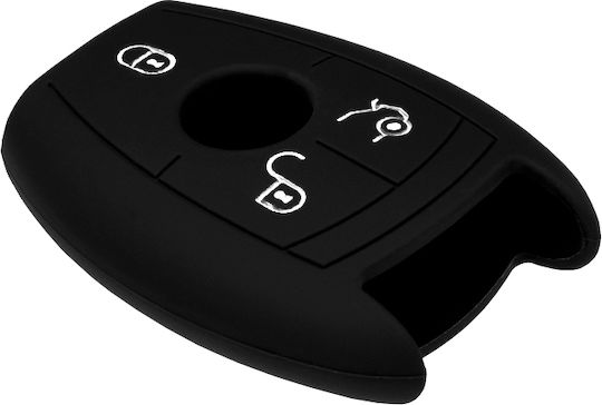 Techsuit Car Key Cover Case 1008.09 Mercedes Benz Gl350 Clk500 S400 Black